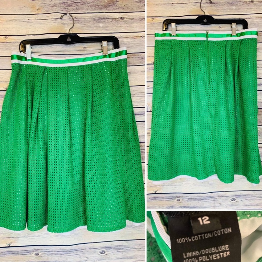 Mario Serrani Italy Green Skirt Size 12